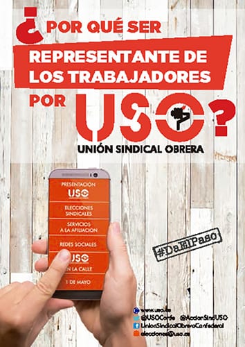 Por qué ser representante de los trabajadores por la USO #DaElPaso