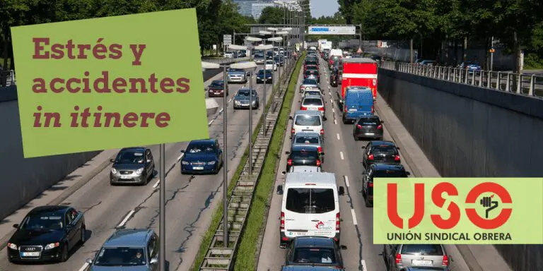 El peligro del estrés durante un atasco aumenta el riesgo de accidente "in itínere"