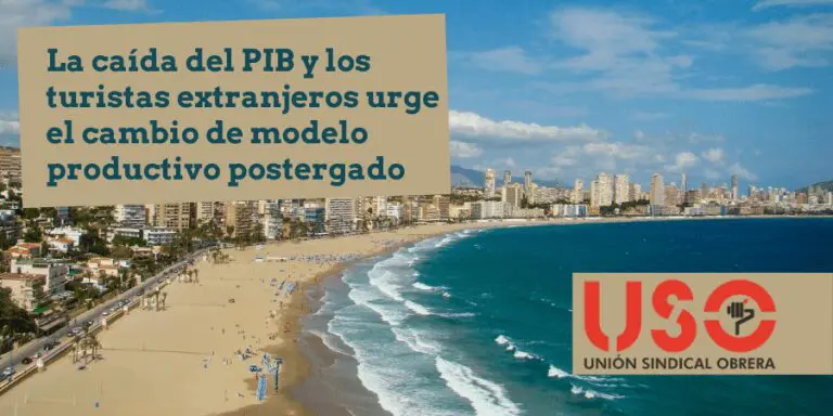 La caída del PIB y los turistas extranjeros urge el cambio de modelo productivo postergado