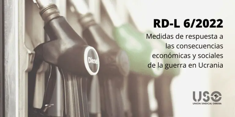 Medidas del Gobierno frente a las consecuencias de la guerra en Ucrania