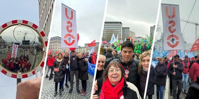 15.000 personas acuden a la manifestación organizada por la CES en Bruselas contra las políticas de austeridad de la UE