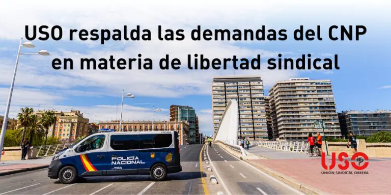 USO respalda las demandas de la policía en materia de sindicatos