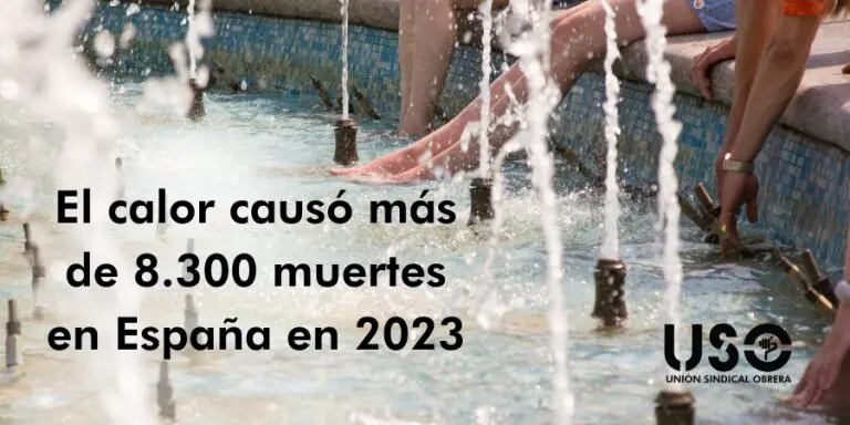 El calor causó más de 8.300 muertes en España y 47.000 en Europa en 2023
