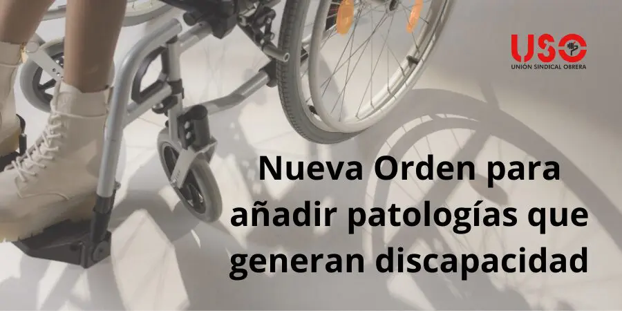 Procedimiento para nuevas patologías que generan discapacidad