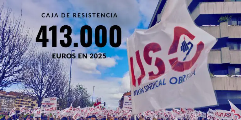 USO destina más de 413.000 euros en 2025 a trabajadores en conflicto a través de su Caja de Resistencia