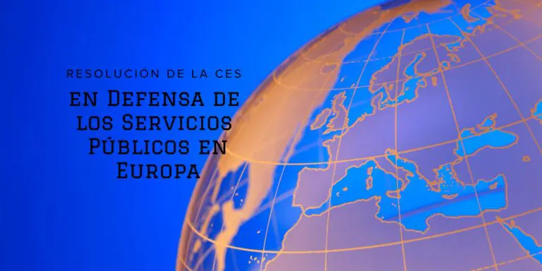 USO respalda la resolución de la CES en defensa de unos servicios públicos fuertes y de calidad
