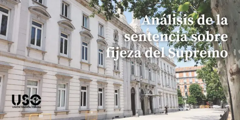 Sentencia Supremo: la contratación temporal en fraude de ley no lleva a fijeza