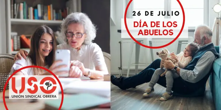 Día Mundial de los Abuelos: USO reivindica pensiones dignas