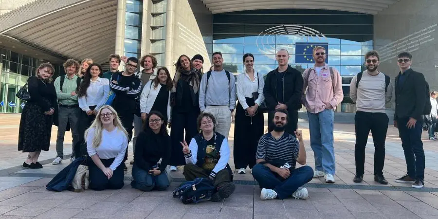 Sesión en Bruselas del curso de jóvenes sindicalistas con participación de la USO