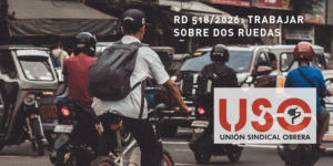 Sindicato USO. Trabajar sobre dos ruedas: qué exige el nuevo RD 518/2026