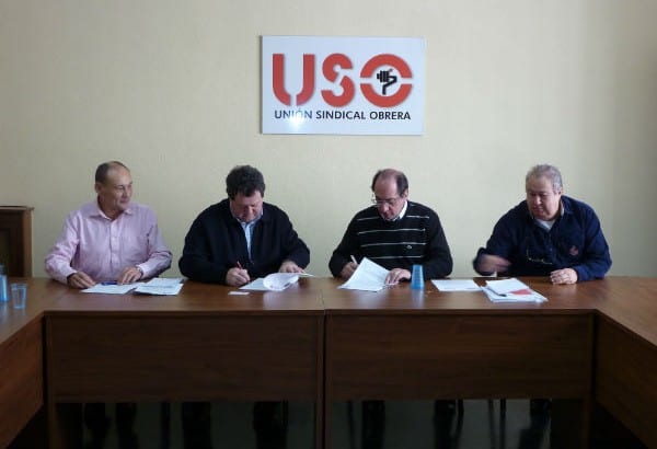 La UGT de Brasil y la USO suscriben un convenio de cooperación sindical