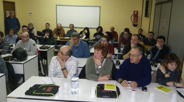 Curso de formación sindical en USO Aragón Curso de formación sindical en USO Aragón