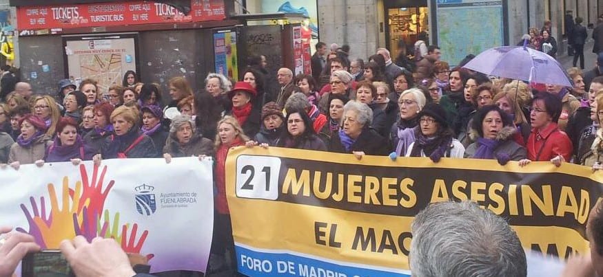 USO se concentra contra la violencia de género