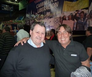 Julio Salazar en el congreso de la Central de Trabajadores de Argentina