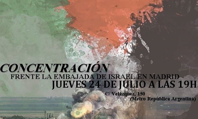 24-J: Concentración Solidaridad con Palestina