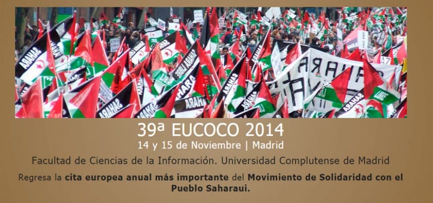 Mañana arranca la Conferencia Europea de Apoyo y Solidaridad con el Pueblo Saharaui (EUCOCO)