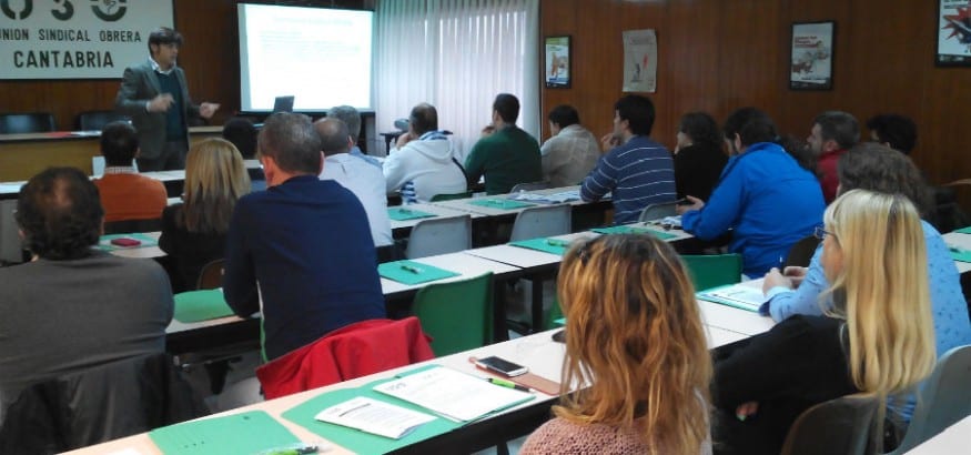 Cursos de formación sindical en Cantabria