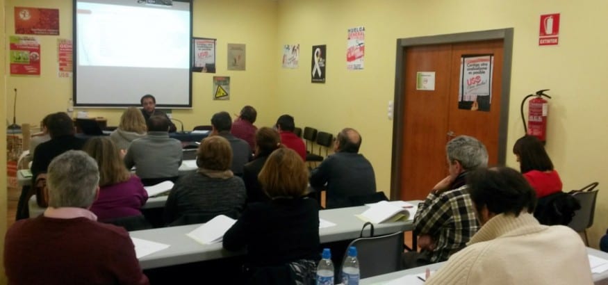 Delegados de USO Valladolid se forman en Derecho Procesal Laboral