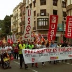 Manifestación en Tortosa