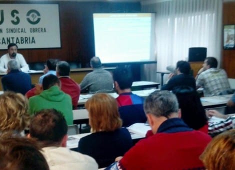 USO Cantabria celebra una asamblea formativa sobre negociación colectiva y Ley de Mutuas