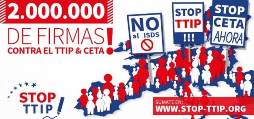 El Parlamento Europeo suspende la votación y debate del TTIP por la presión ciudadana