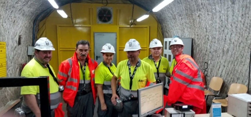 Visita a la mina de Iberpotash en Súria