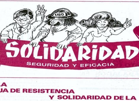 Imagen del primer folleto de la CRS