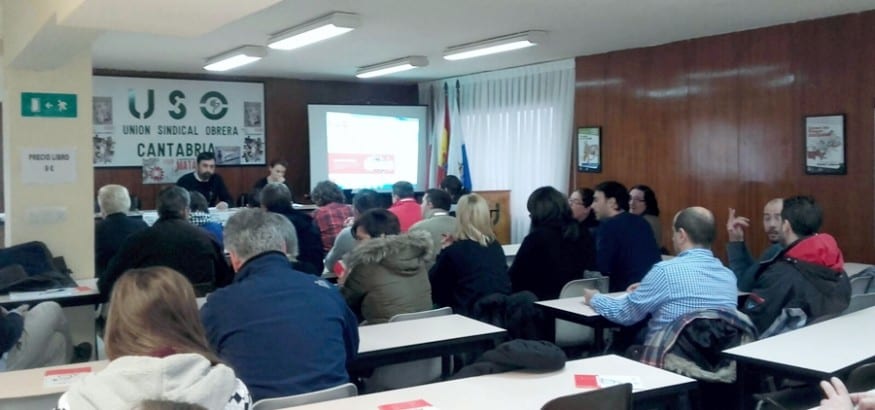 Nueva jornada sobre IT y Ley de Mutuas en USO Cantabria Nueva jornada sobre IT y Ley de Mutuas en USO Cantabria