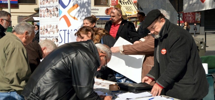 Cuarenta ciudades se movilizan en defensa de las pensiones