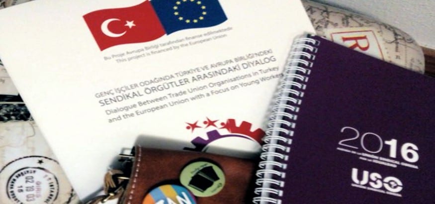 Juventud USO participó en la jornada sobre diálogo entre organizaciones sindicales en Turquía