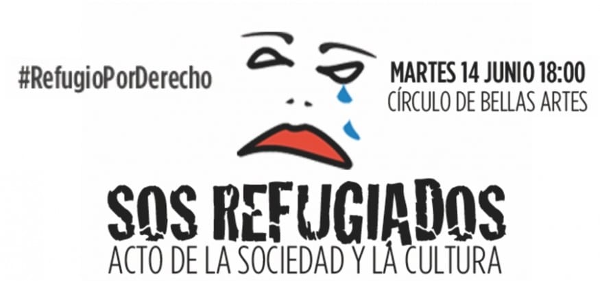 14 de junio, Acto de la sociedad y la cultura por los refugiados