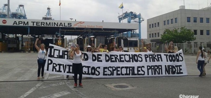 FI-USO demanda eliminar el `coto machista´ en el Puerto de Algeciras