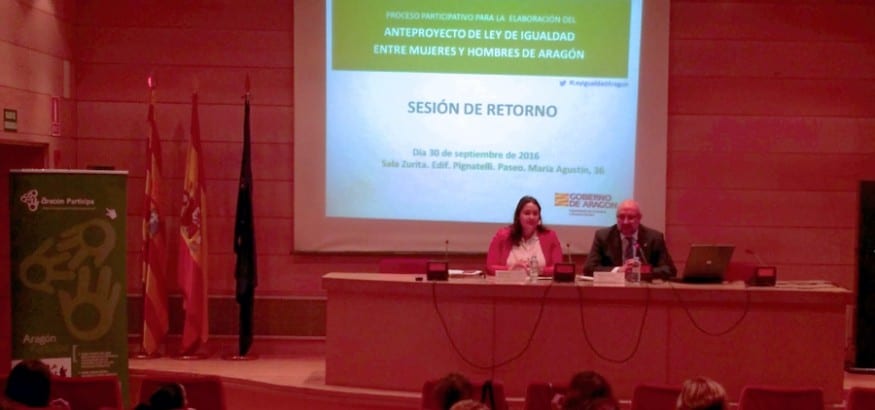 USO continúa participando en la elaboración de la Ley de Igualdad en Aragón