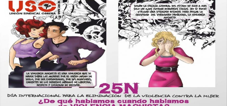 USO lanza su campaña para el 25-N