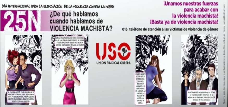 USO reclama un Pacto de Estado contra la violencia machista