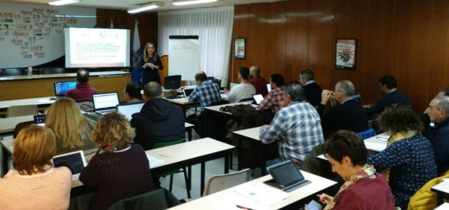 USO Cantabria ha realizado formación en Internet y redes sociales