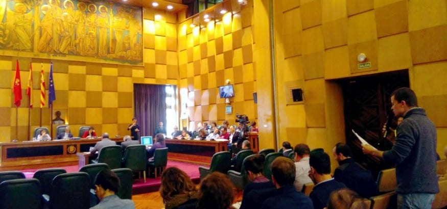 El ayuntamiento de Zaragoza pide al Congreso que blinde las pensiones en la Constitución