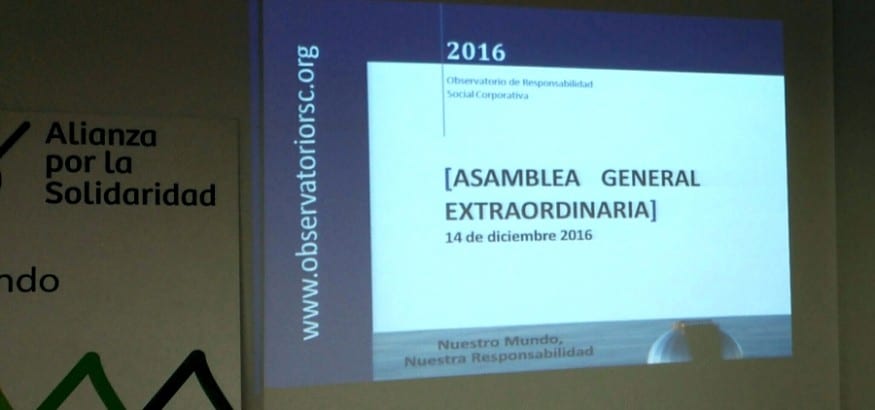 USO asiste a la Asamblea General del Observatorio de Responsabilidad Social Corporativa USO asiste a la Asamblea General del Observatorio de Responsabilidad Social Corporativa