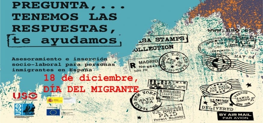 Día del Migrante. Invisibles pero con derechos Día del Migrante. Invisibles pero con derechos