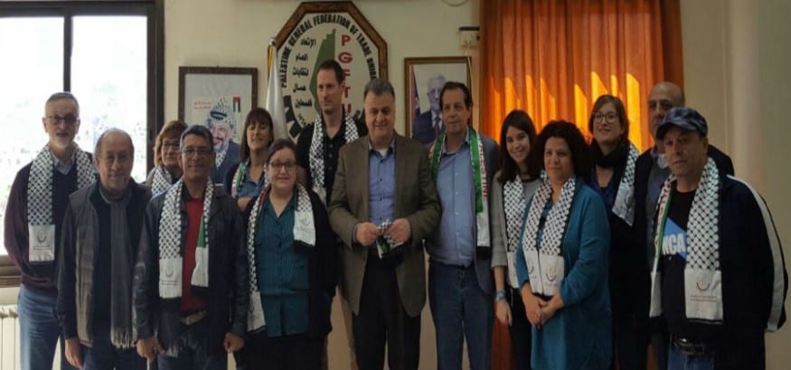 USO participó en la misión sindical internacional en Palestina