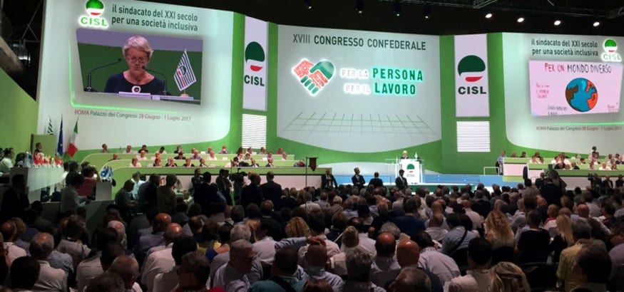 USO, invitada en el congreso de la CISL de Italia USO, invitada en el congreso de la CISL de Italia