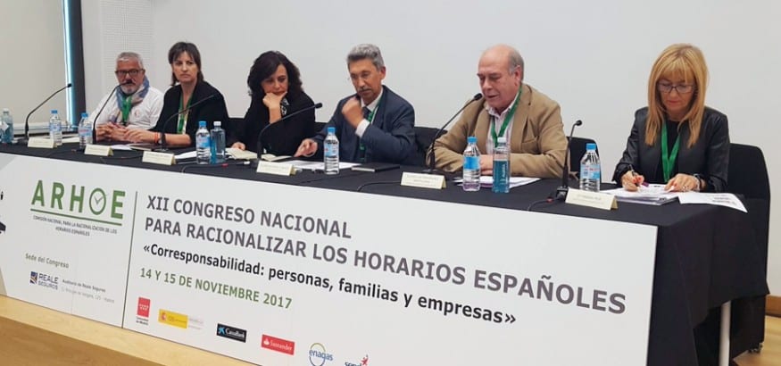 USO participa en el XII Congreso Nacional para racionalizar los horarios españoles