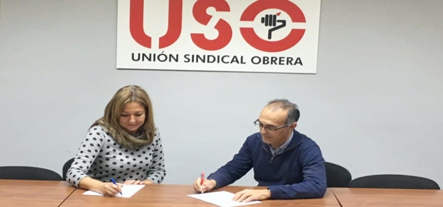 USO firma un acuerdo con ADAMS Formación