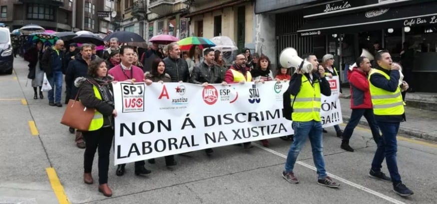 La Justicia Gallega continúa en huelga indefinida por sus derechos