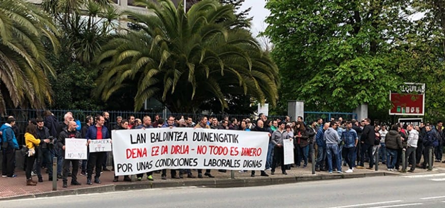 Los trabajadores de Tubacex, en huelga por unas condiciones laborales dignas