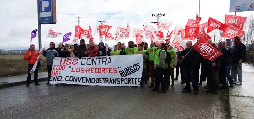 USO firma el Convenio de Transportes de Burgos tras meses de negociaciones