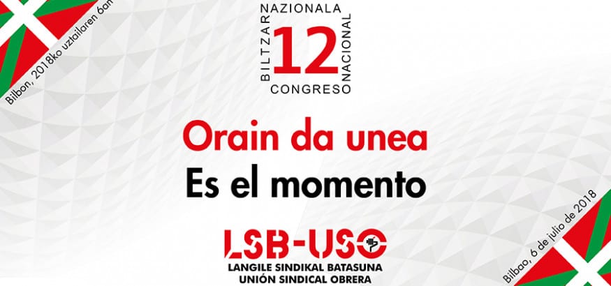 LSB-USO Euskadi celebra su 12º Congreso Nacional el próximo 6 de julio