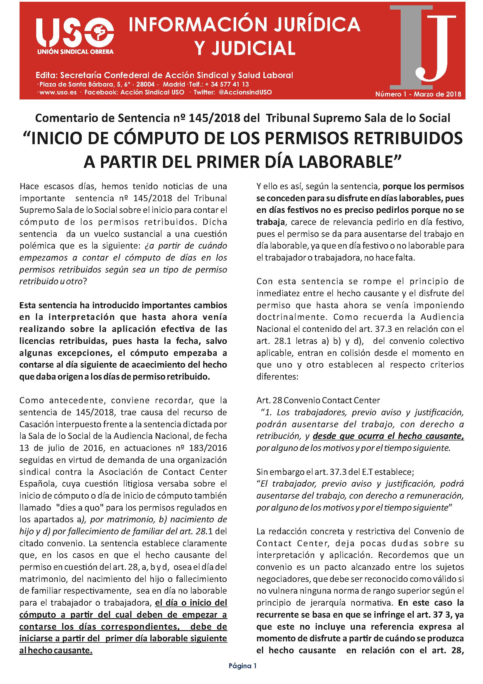 Información Jurídica y Judicial nº 1