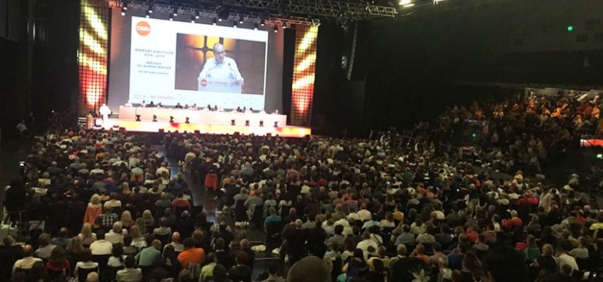 USO, invitada al congreso de la CFDT de Francia