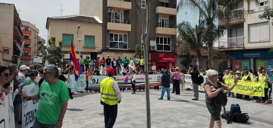USO, en la manifestación del Día de la Región de Murcia